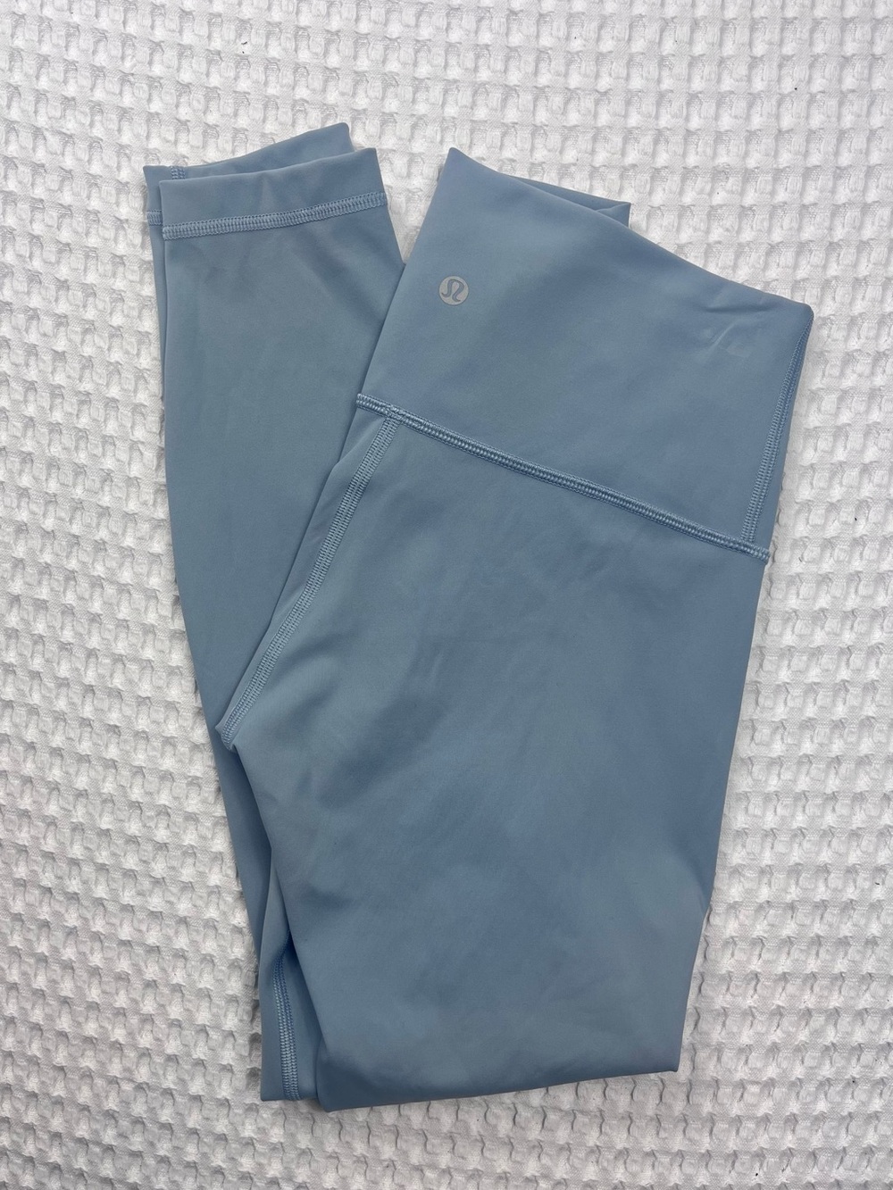 lululemon Size 4 Blue Grey Full Length Leggings High Rise